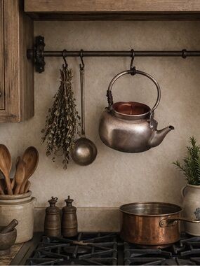 Vintage Lightweight Metal Kettle